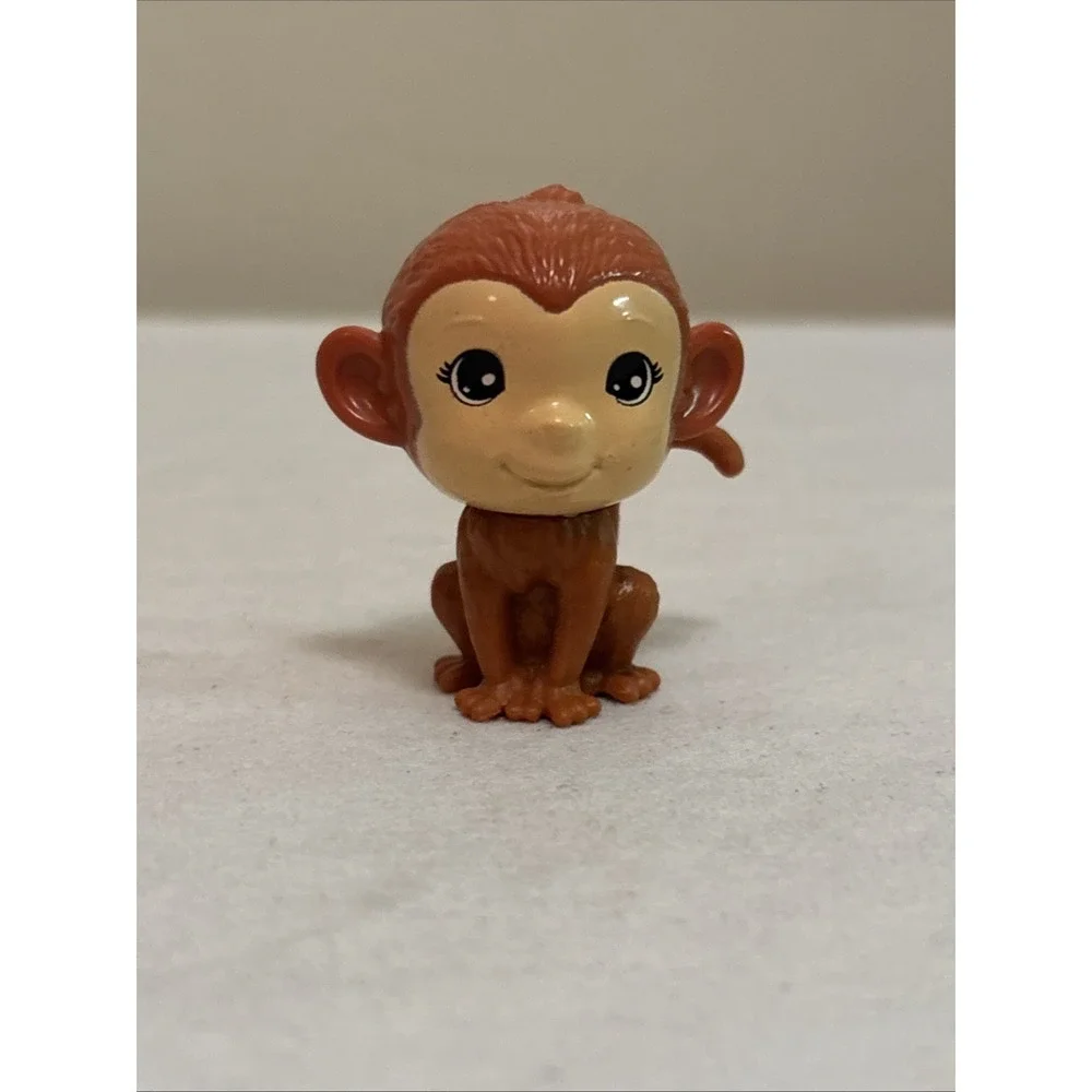 Barbie Pet Animals Lot of 10 Plastic Vinyl Figures Elephant Giraffe Monkey Pig